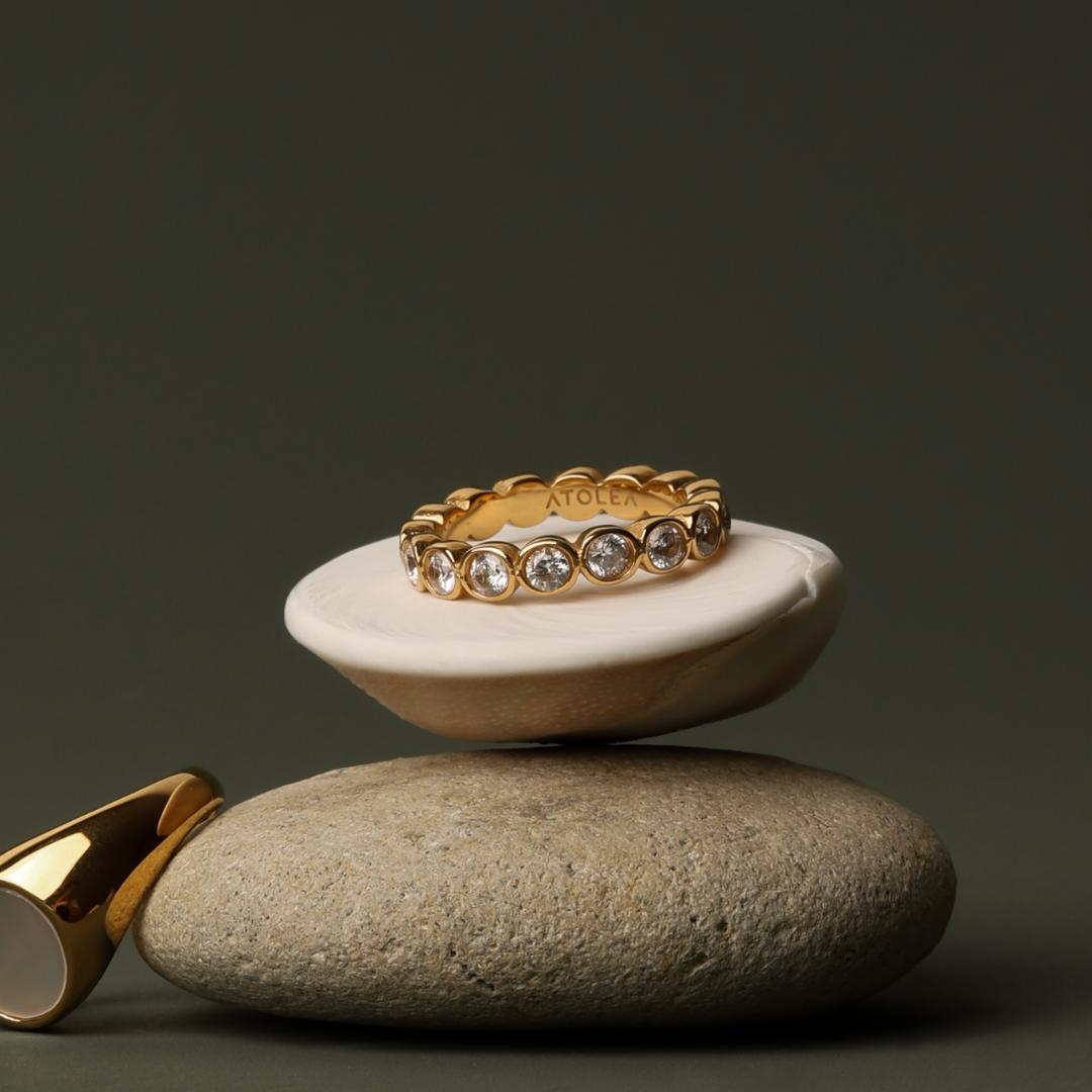 Anillo Brillante de Cuentas