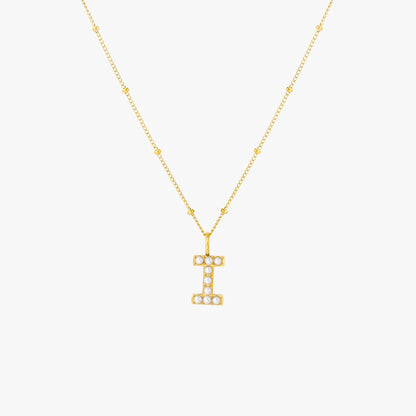 Collar de Perlas con Inicial