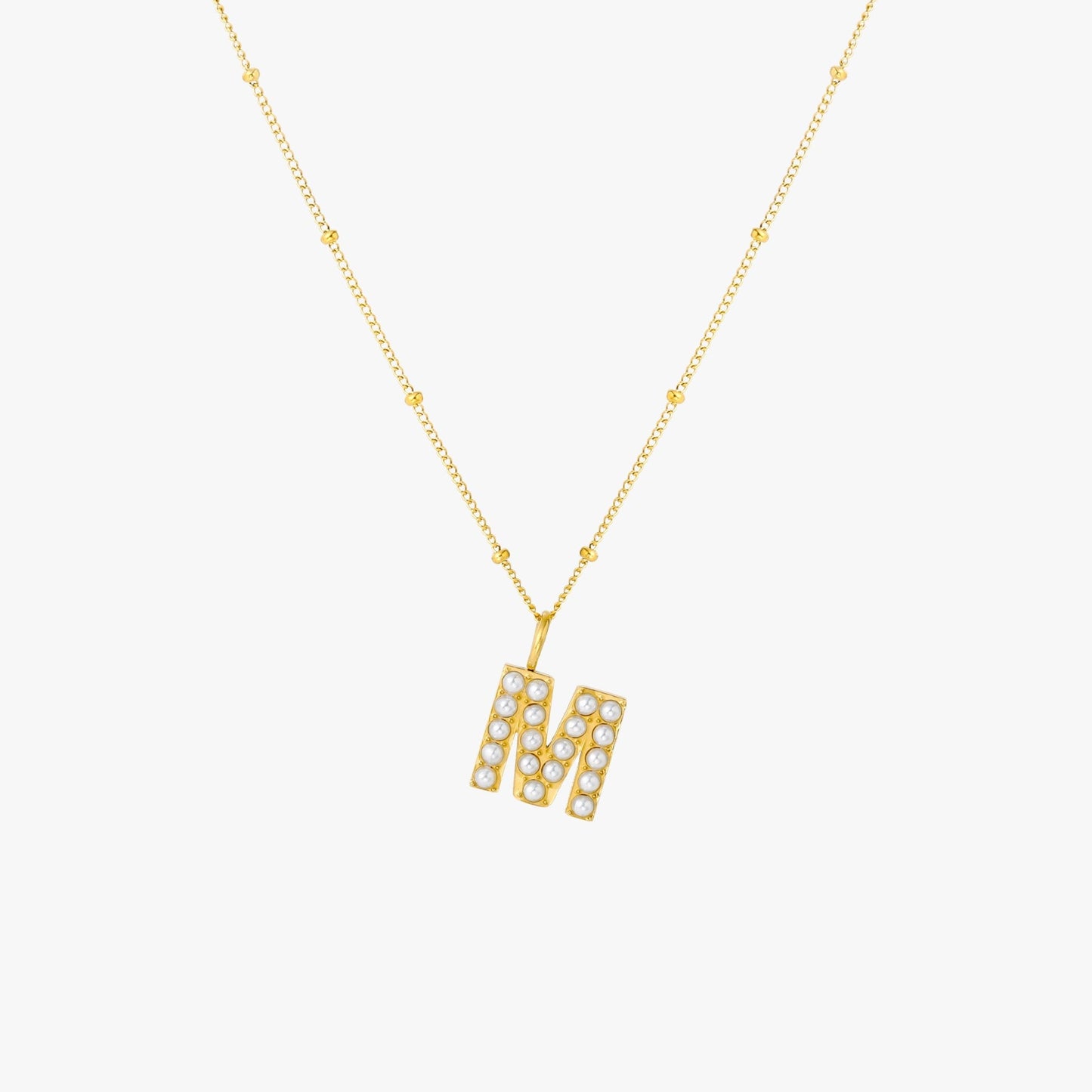 Collar de Perlas con Inicial