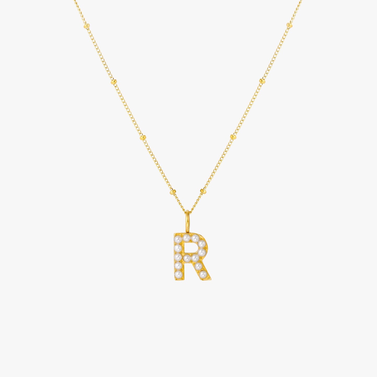 Collar de Perlas con Inicial