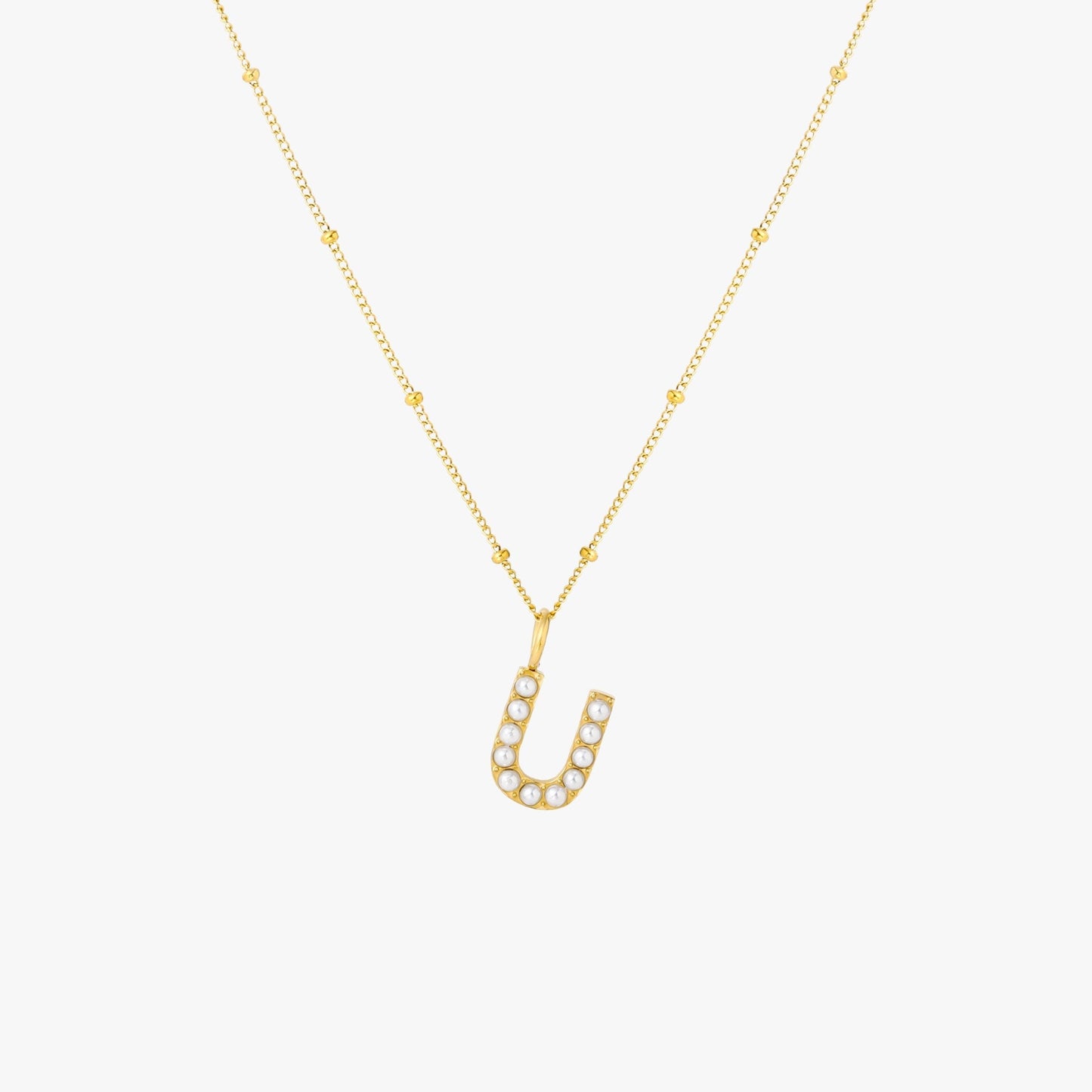 Collar de Perlas con Inicial