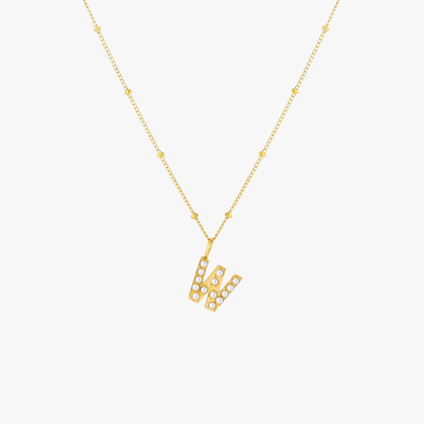 Collar de Perlas con Inicial