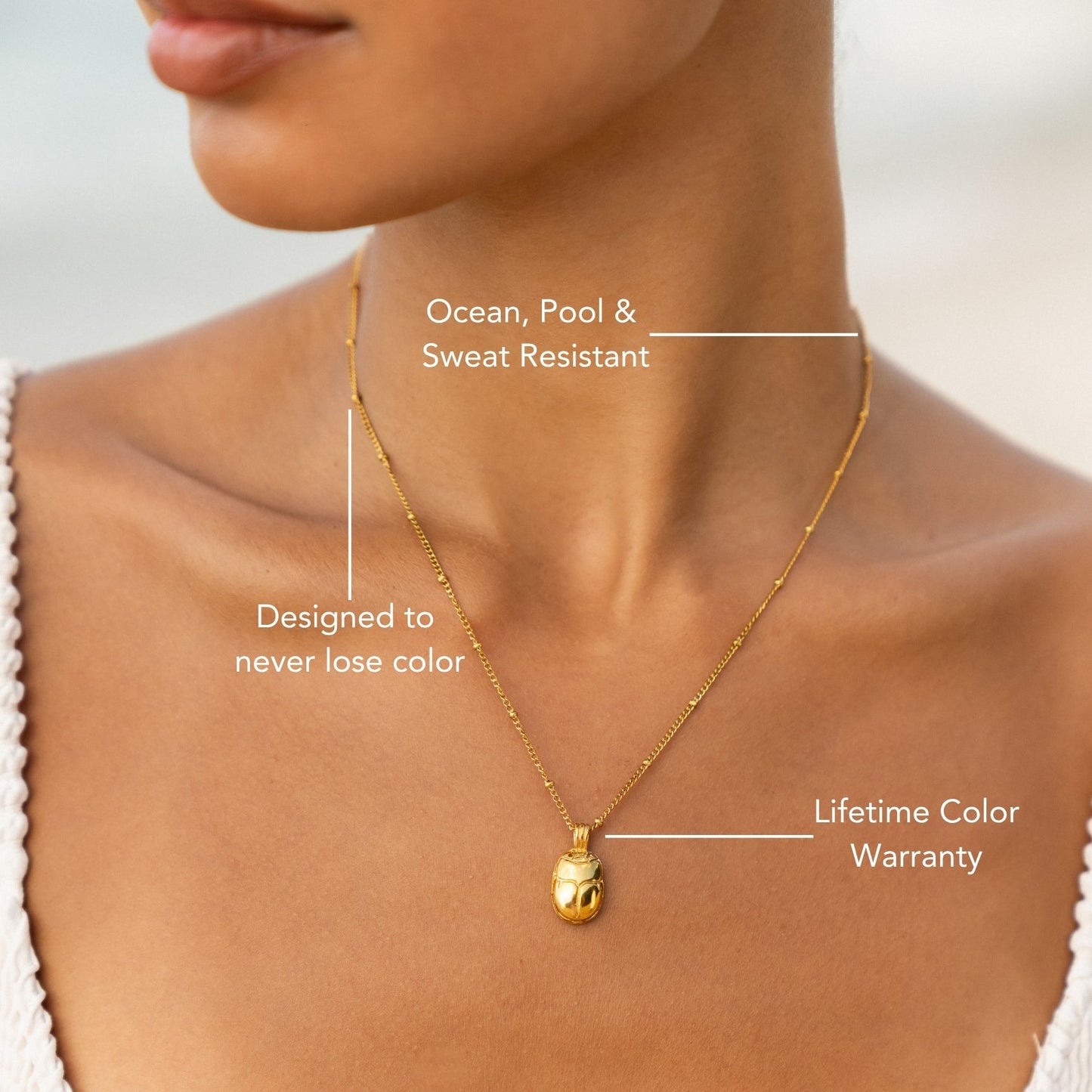 Collar de escarabajo