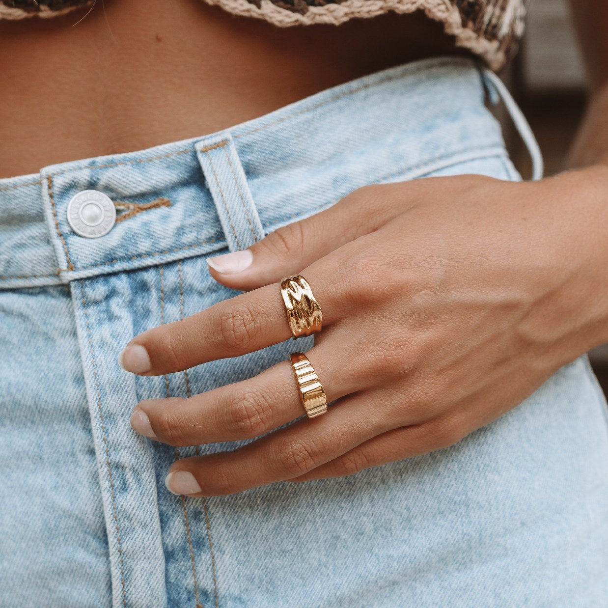 Anillo Statement "Gaia"
