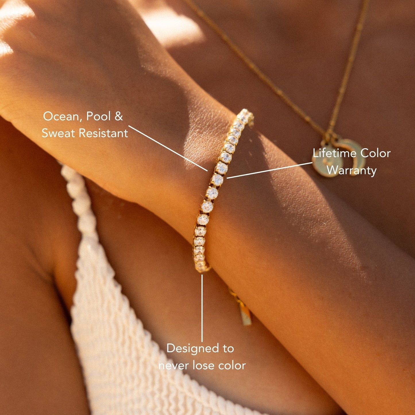 Pulsera tenis audaz