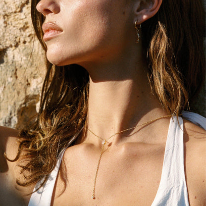 Collar de estilo lariat