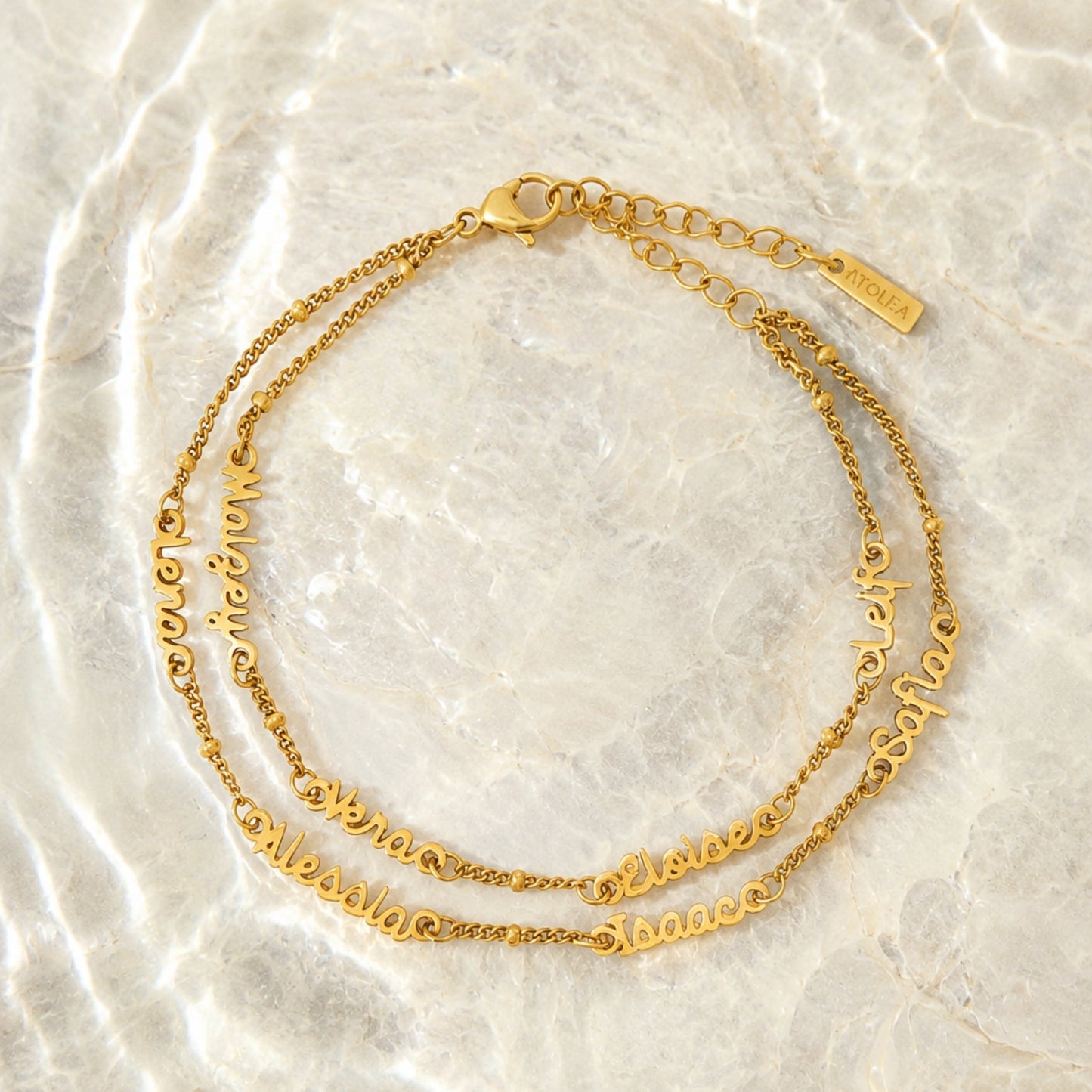 Pulsera con nombre