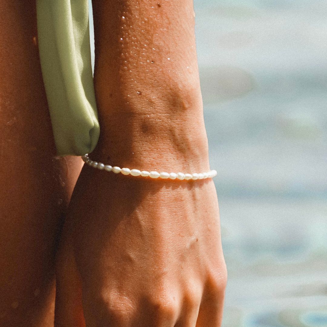 Pulsera de perlas de agua dulce