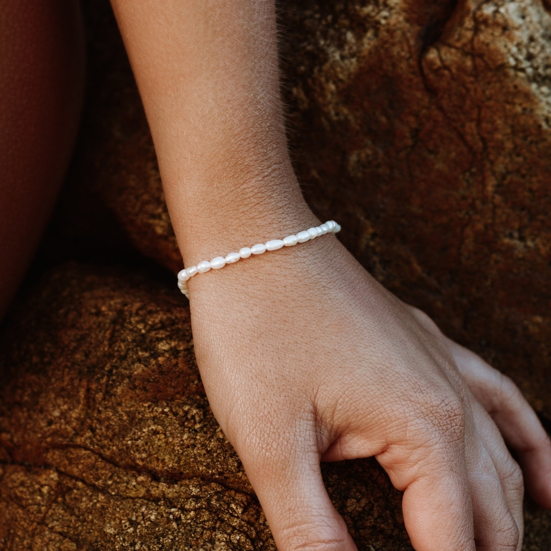 Pulsera de perlas de agua dulce