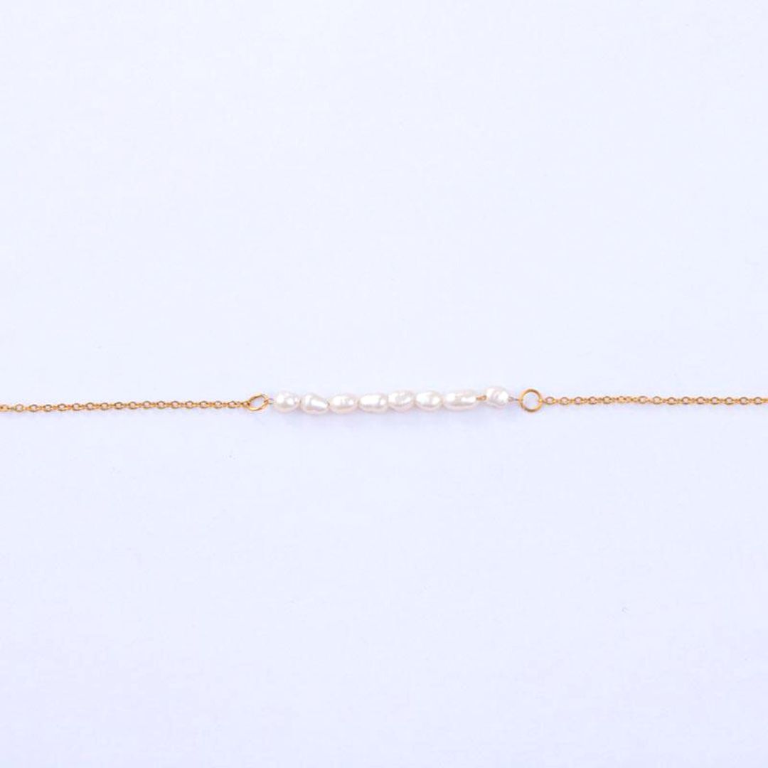 Pulsera mini de perlas de agua dulce