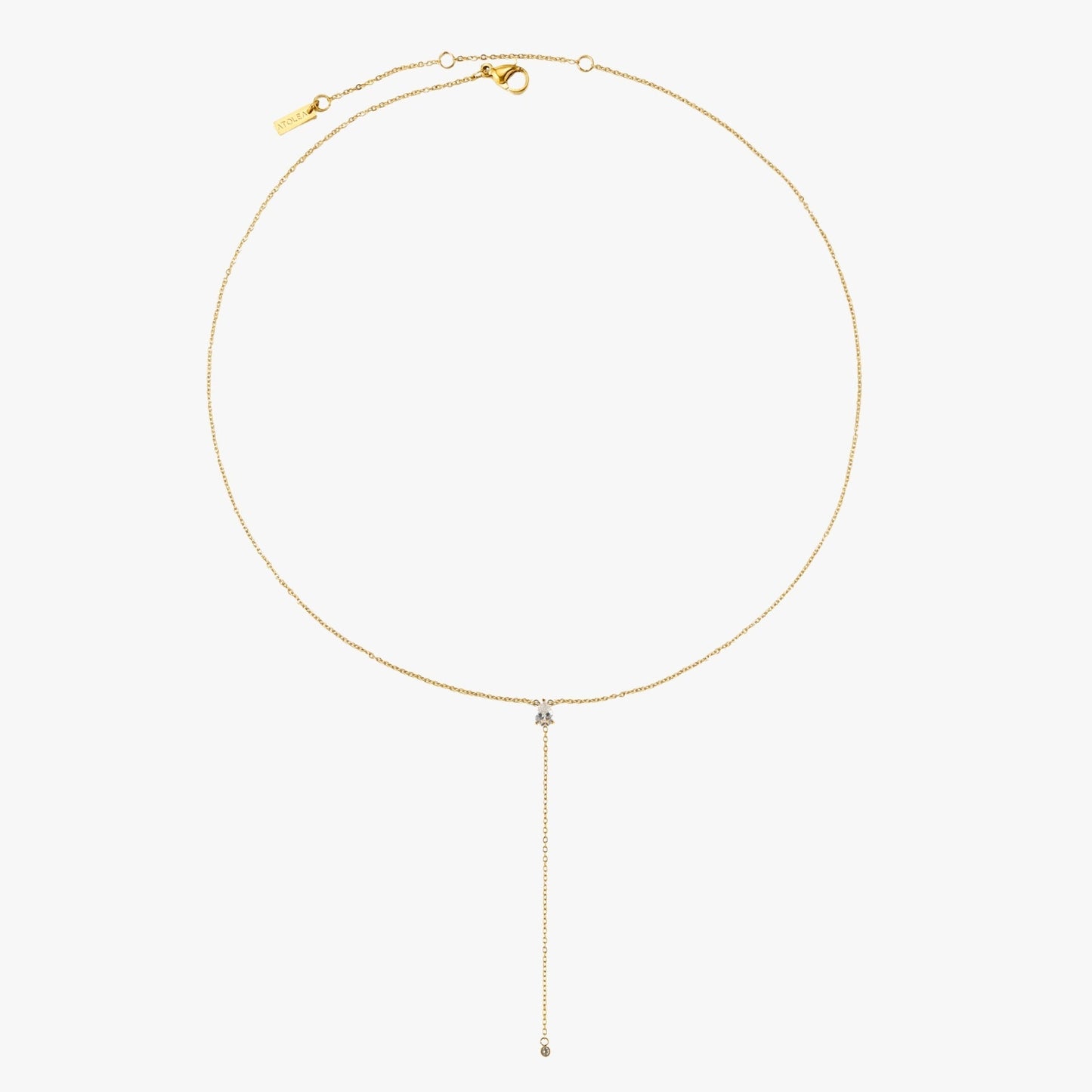 Collar de estilo lariat