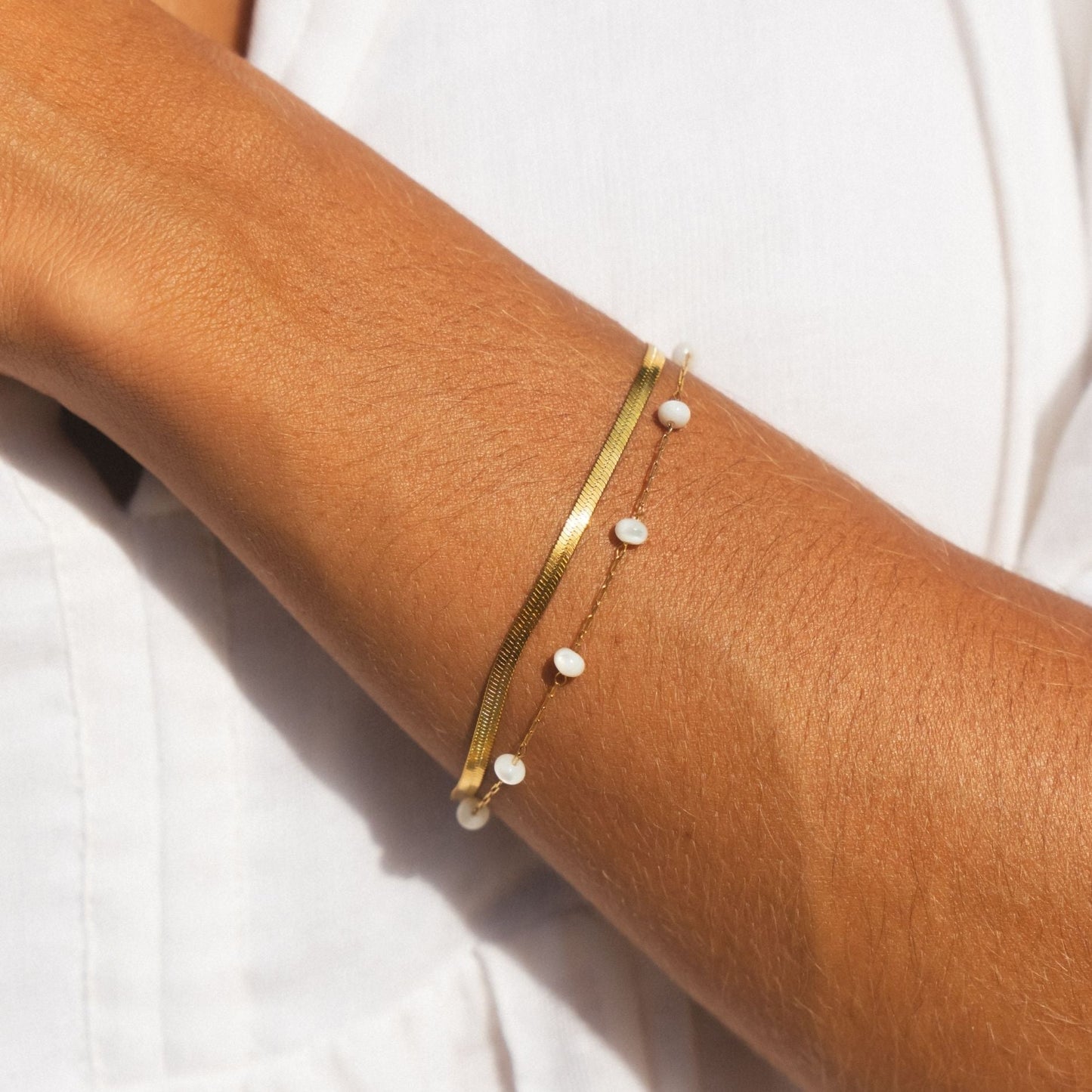 Pulsera de capas "Santorini"