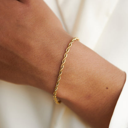 Pulsera de cadena de cuerda "Calvi"