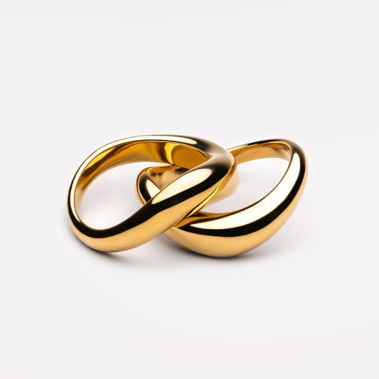 Set de anillos "Doble problema"