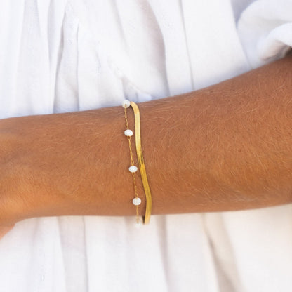 Pulsera de capas "Santorini"
