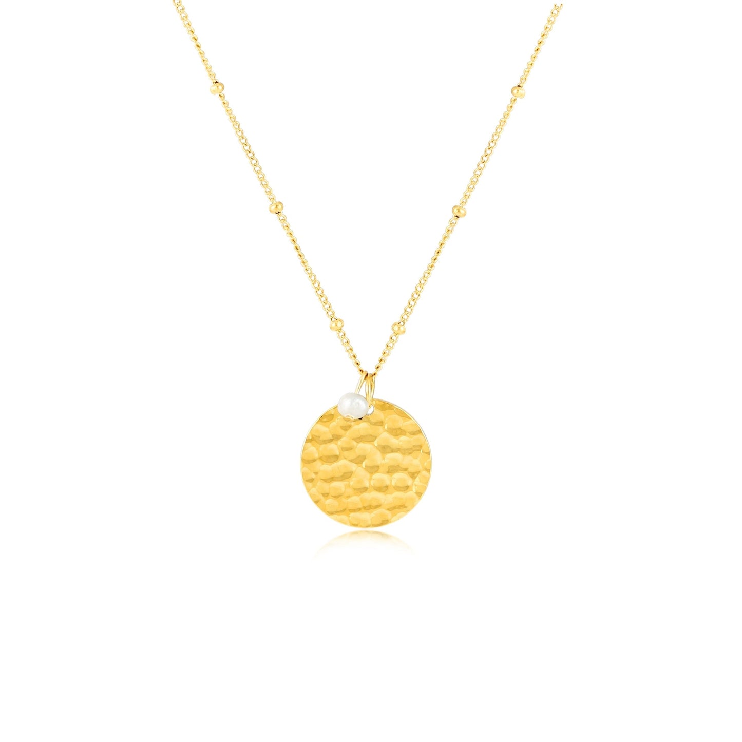 Collar con medallón isleño