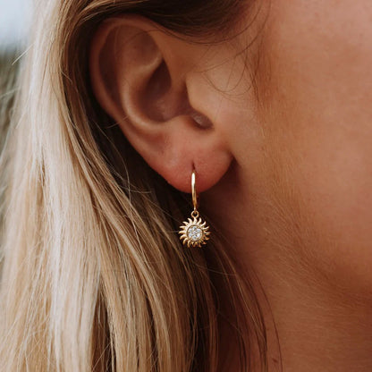 Pendientes de aro Helios
