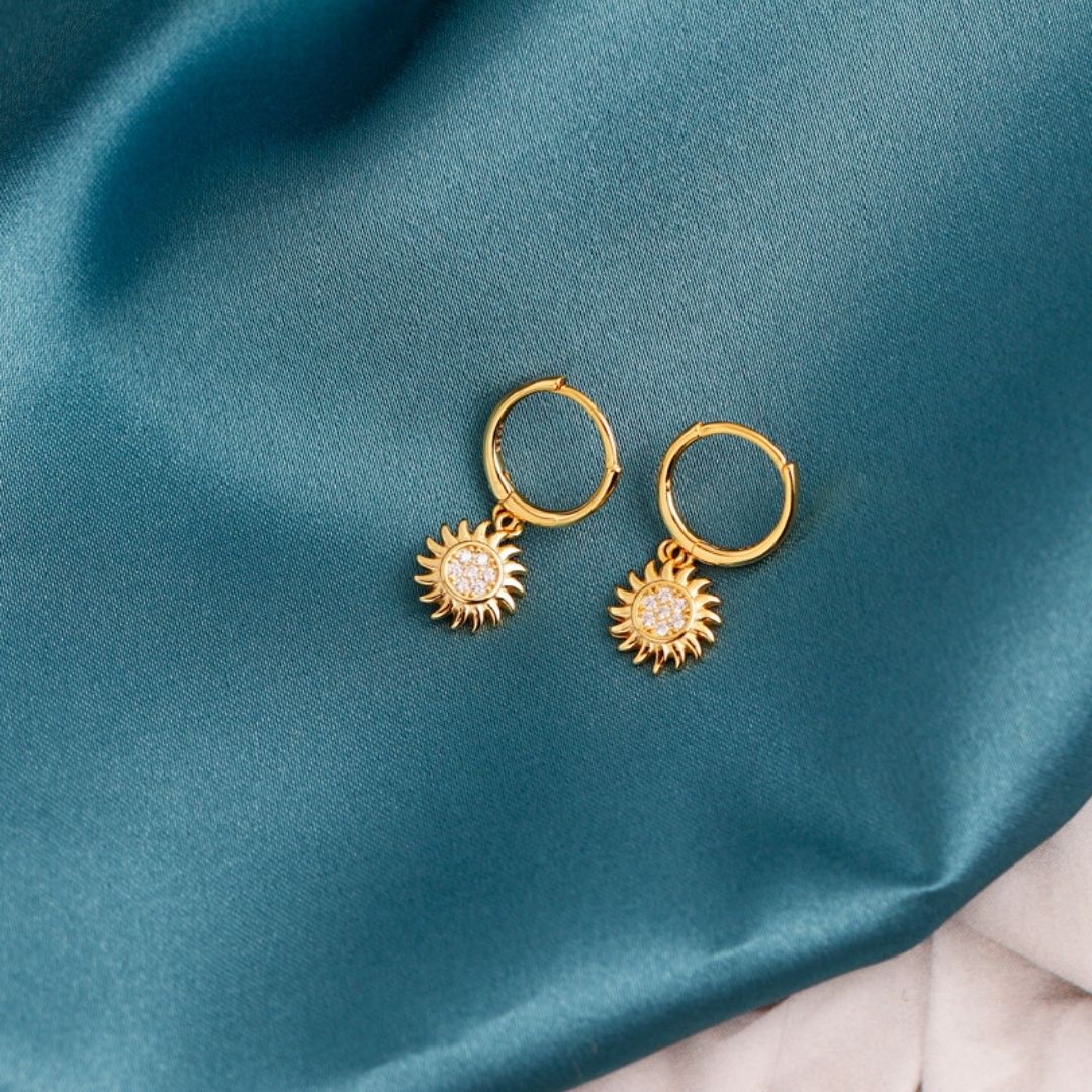 Pendientes de aro Helios