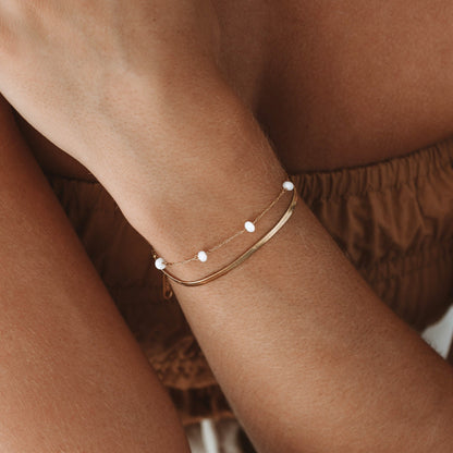 Pulsera de capas "Santorini"