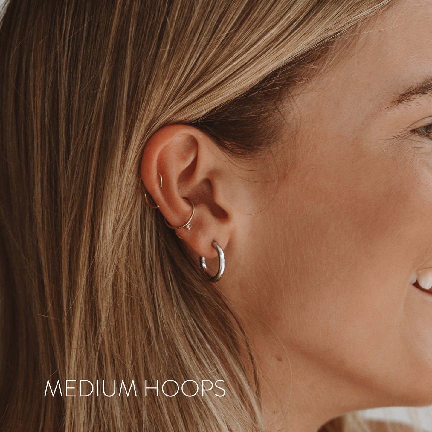 Pendientes de aro clásicos