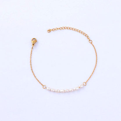 Pulsera mini de perlas de agua dulce