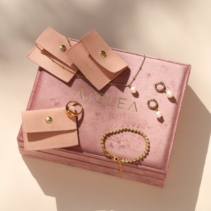 Estuche de terciopelo Signature para joyas