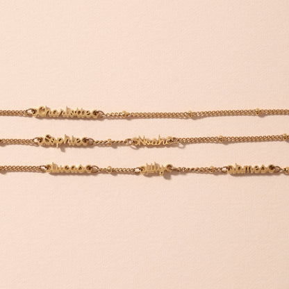 Pulsera con nombre