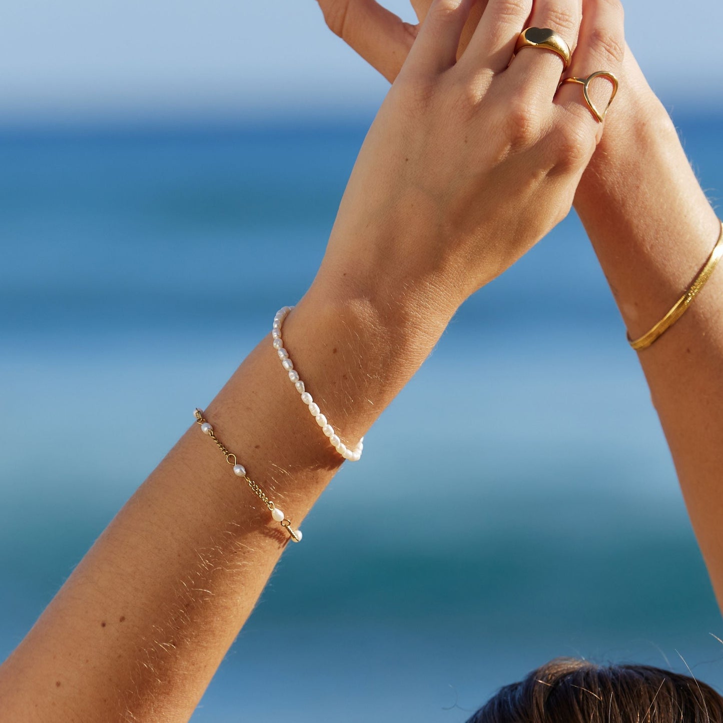 Pulsera de perlas de agua dulce