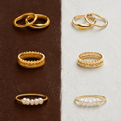 Anillo Mini Perlas