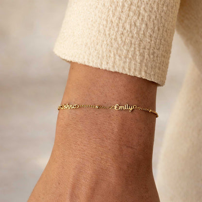 Pulsera con nombre