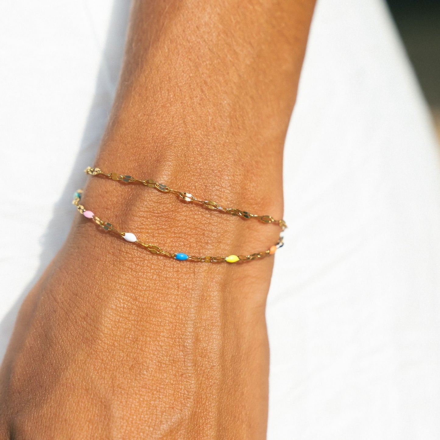 Pulsera Delicada Arcoíris