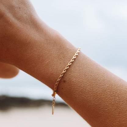 Pulsera de cadena de cuerda "Calvi"