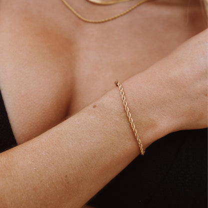Pulsera de cadena de cuerda "Calvi"