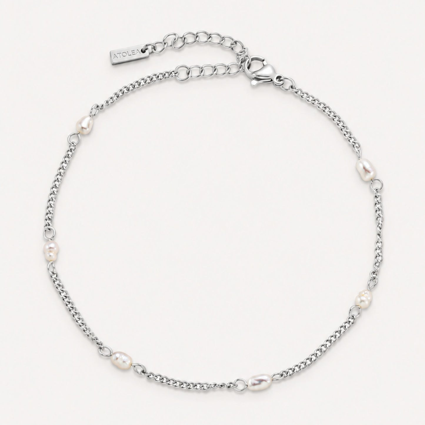 Tobillera de perlas de agua dulce
