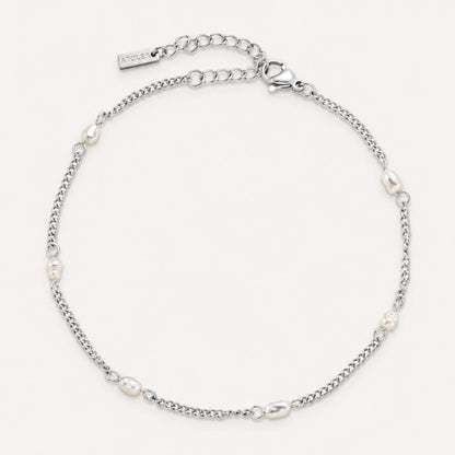 Tobillera de perlas de agua dulce