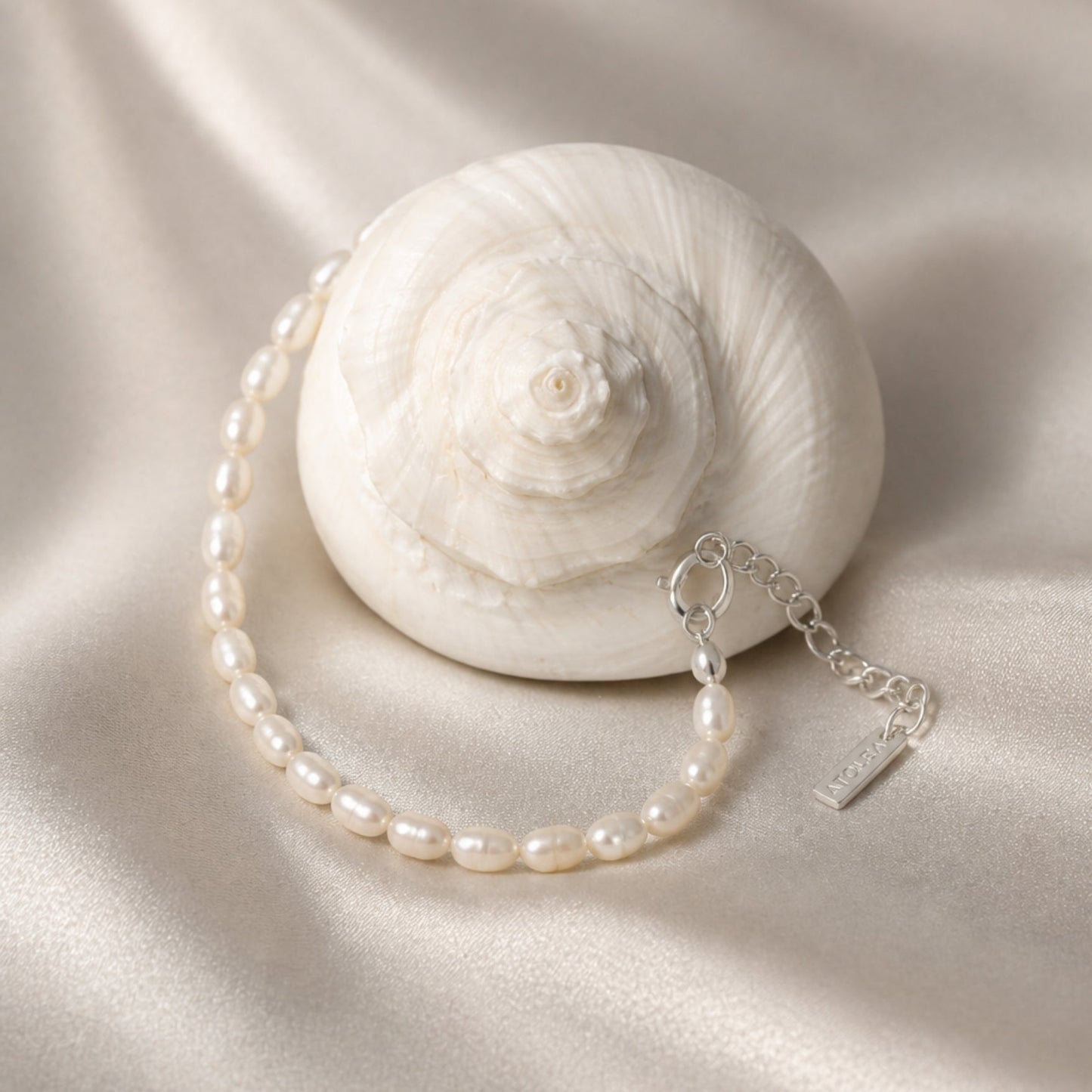 Pulsera de perlas de agua dulce