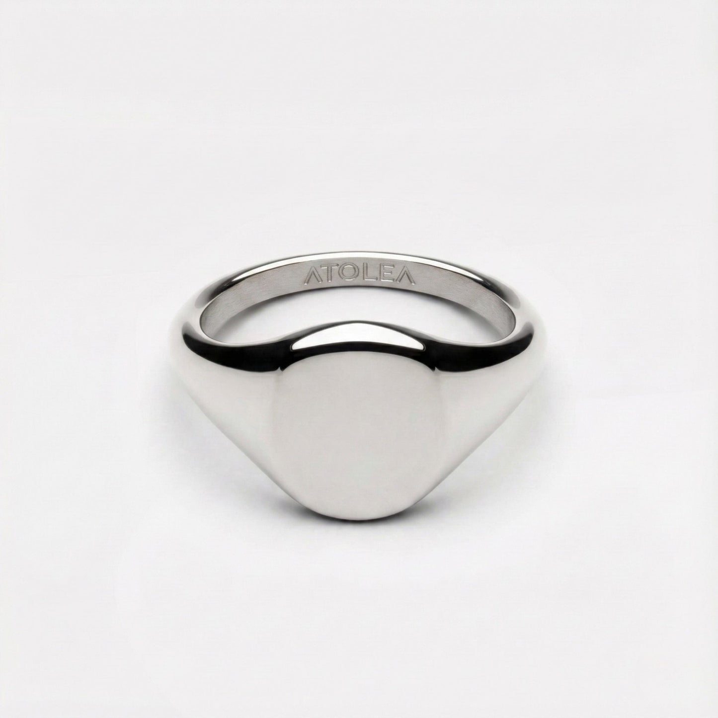 Anillo de sello ovalado