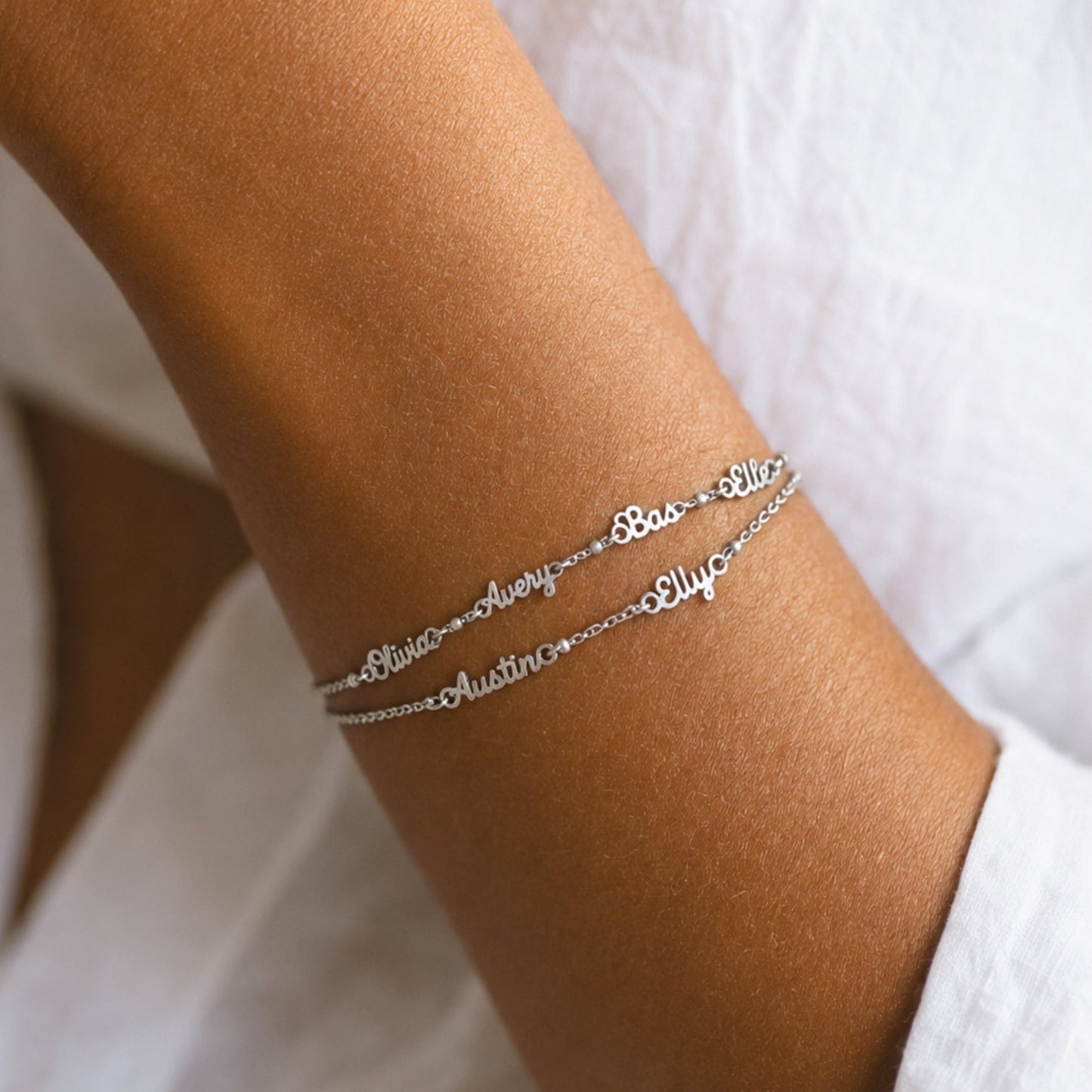 Pulsera con nombre