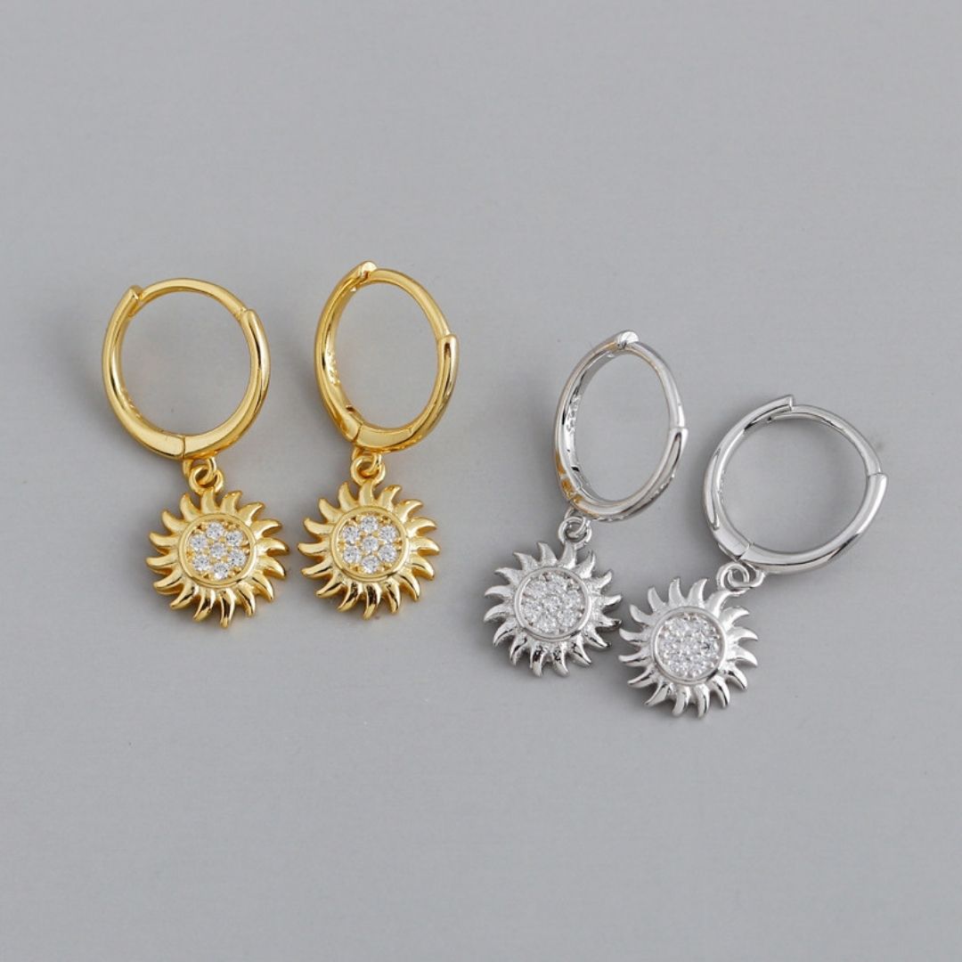 Pendientes de aro Helios