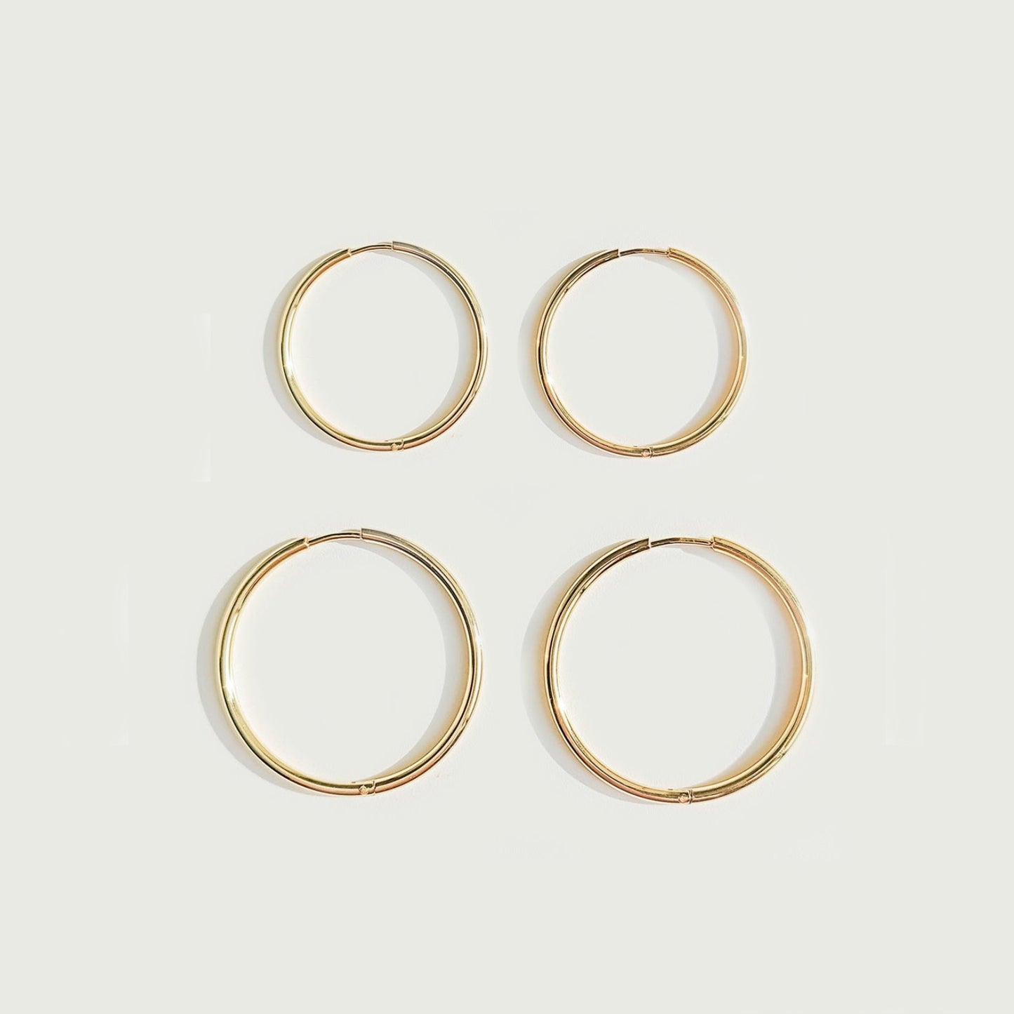 Pendientes de aro finos