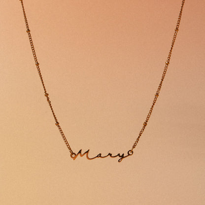 Collar con nombre